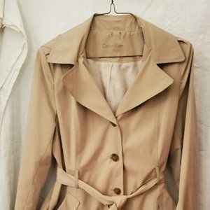 Calvin Klein short trench coat